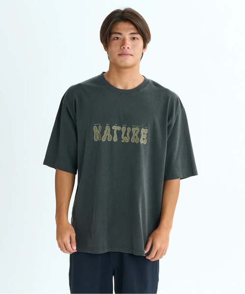 Quiksilver(クイックシルバー)の「NATURE ST /クイックシルバーフロントプリントUSコットン天竺半袖Tシャツ(Tシャツ/カットソー・メンズ・ホワイト/グリーン/ブラック・LARGE/X-LARGE/MEDIUM)」の2枚目の写真