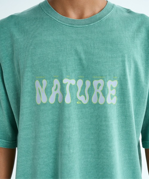 Quiksilver(クイックシルバー)の「NATURE ST /クイックシルバーフロントプリントUSコットン天竺半袖Tシャツ(Tシャツ/カットソー・メンズ・ホワイト/グリーン/ブラック・LARGE/X-LARGE/MEDIUM)」の7枚目の写真