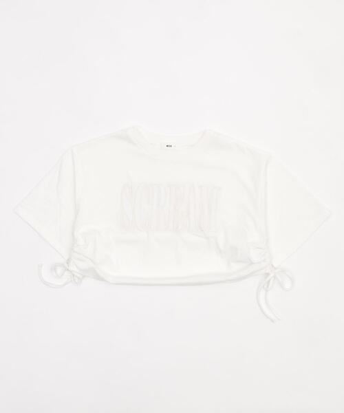 WEGO（ウィゴー）の「WEGO/ロゴレースドロストショートT（Tシャツ/カットソー・レディース・ブラック/ホワイト・FREE）」の9枚目の写真