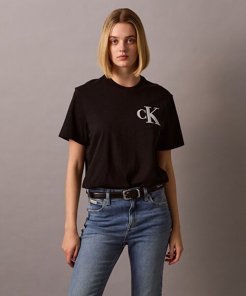【関税/送料無料】D SQUARED2*ロゴパッチ クルーネック Tシャツ org.jpg