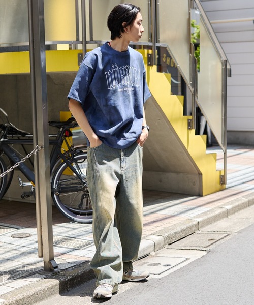 WEGO(ウィゴー)の「WEGO/スノーパターンポンチT(Tシャツ/カットソー・メンズ・ブルー/グレー・MEDIUM/LARGE)」の21枚目の写真