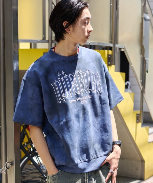 WEGO(ウィゴー)の「WEGO/スノーパターンポンチT(Tシャツ/カットソー・メンズ・ブルー/グレー・MEDIUM/LARGE)」の12枚目の写真