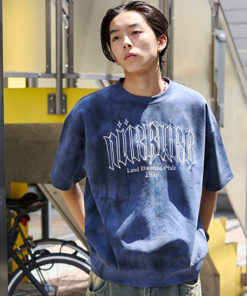 WEGO(ウィゴー)の「WEGO/スノーパターンポンチT(Tシャツ/カットソー・メンズ・ブルー/グレー・MEDIUM/LARGE)」の9枚目の写真