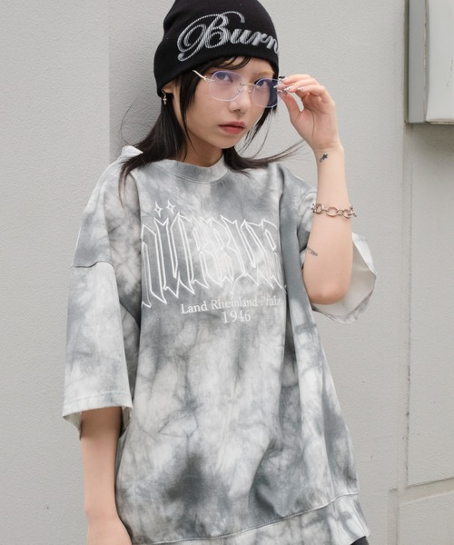 WEGO(ウィゴー)の「WEGO/スノーパターンポンチT(Tシャツ/カットソー・メンズ・ブルー/グレー・MEDIUM/LARGE)」の5枚目の写真