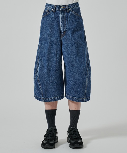 パンツ NVRFRGT 3D TWISTED JORTS 別注 3D TWISTED JORTS（デニムパンツ）｜NVRFRGT（ネヴァー