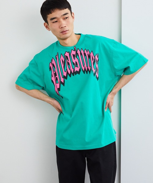 PLEASURES/プレジャーズ TWITCH HEAVY SHIRT Tシャツ