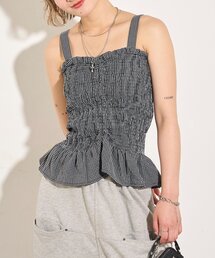 WHO'S WHO gallery | シャーリングビスチェ(その他トップス)