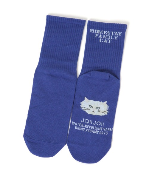 A part by（アパートバイ）の「ハッスイSOX（ソックス/靴下・レディース・アイボリー/ブラック/ライトグレー/ブルー・FREE）」の4枚目の写真