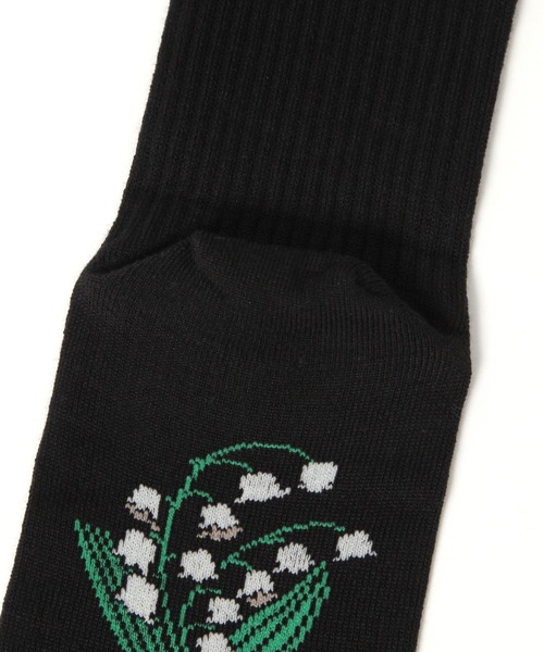 A part by（アパートバイ）の「ハッスイSOX（ソックス/靴下・レディース・アイボリー/ブラック/ライトグレー/ブルー・FREE）」の7枚目の写真