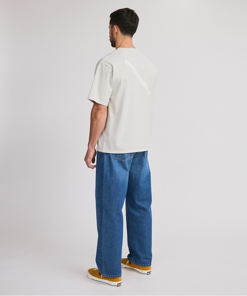 Saturdays NYC（サタデーズ ニューヨークシティ ）の「Slash Pigment Relax SS Tee（Tシャツ/カットソー・メンズ・ブラック/オフホワイト/オリーブ・L/M/S/XL/X-SMALL）」の18枚目の写真