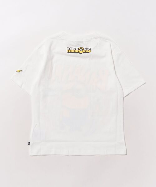 MINIONS（ミニオンズ）の「【綿100％】 親子お揃い ミニオン マジック Tシャツ 0457K（Tシャツ/カットソー・キッズ・ホワイト・130cm/120cm/110cm/100cm/140cm）」の2枚目の写真