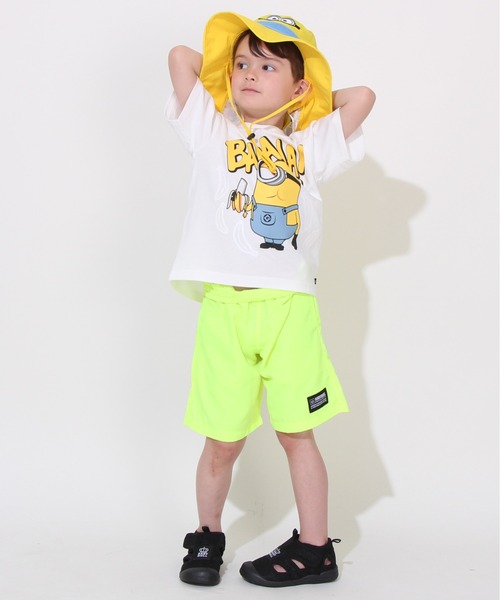 MINIONS（ミニオンズ）の「【綿100％】 親子お揃い ミニオン マジック Tシャツ 0457K（Tシャツ/カットソー・キッズ・ホワイト・130cm/120cm/110cm/100cm/140cm）」の4枚目の写真