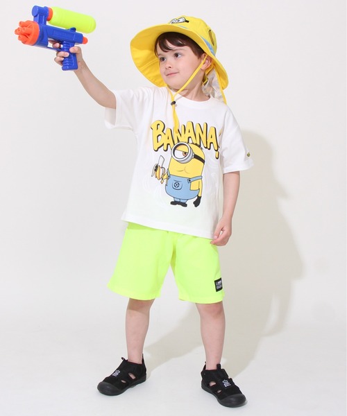 MINIONS（ミニオンズ）の「【綿100％】 親子お揃い ミニオン マジック Tシャツ 0457K（Tシャツ/カットソー・キッズ・ホワイト・130cm/120cm/110cm/100cm/140cm）」の6枚目の写真