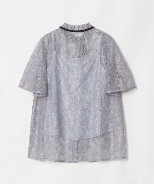 LOULOU WILLOUGHBY(ルルウィルビー)の「【LOULOU WILLOUGHBY】レースリボンフレアスリーブブラウス(シャツ/ブラウス・レディース・オフホワイト/サックスブルー/ブラック・2)」の8枚目の写真