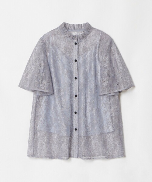 LOULOU WILLOUGHBY(ルルウィルビー)の「【LOULOU WILLOUGHBY】レースリボンフレアスリーブブラウス(シャツ/ブラウス・レディース・オフホワイト/サックスブルー/ブラック・2)」の9枚目の写真