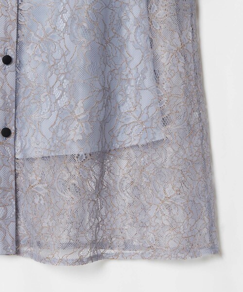 LOULOU WILLOUGHBY(ルルウィルビー)の「【LOULOU WILLOUGHBY】レースリボンフレアスリーブブラウス(シャツ/ブラウス・レディース・オフホワイト/サックスブルー/ブラック・2)」の13枚目の写真