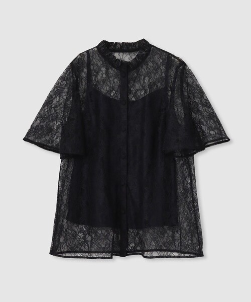 LOULOU WILLOUGHBY(ルルウィルビー)の「【LOULOU WILLOUGHBY】レースリボンフレアスリーブブラウス(シャツ/ブラウス・レディース・オフホワイト/サックスブルー/ブラック・2)」の18枚目の写真