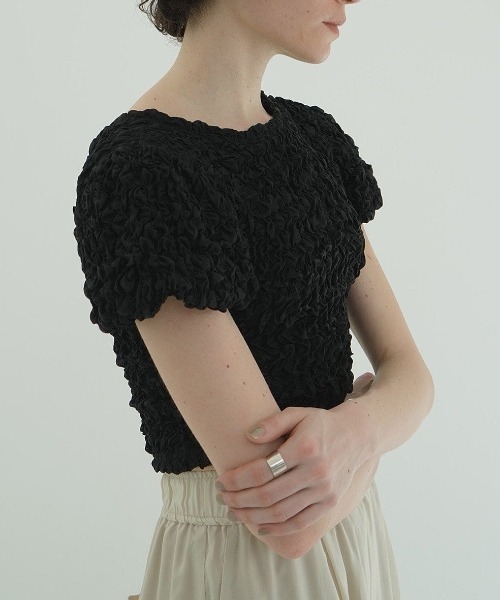 CLANE（クラネ）の「CLANE W FACE SHIRRING TOPS 18105-1252（その他
