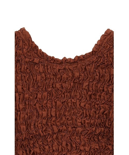 CLANE W FACE SHIRRING TOPS 18105-1252（その他トップス