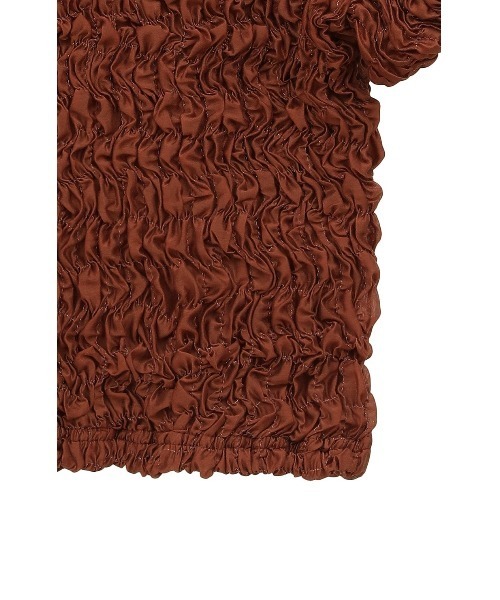 CLANE W FACE SHIRRING TOPS 18105-1252（その他トップス