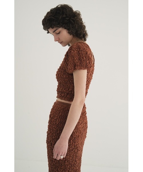 CLANE（クラネ）の「CLANE W FACE SHIRRING TOPS 18105-1252（その他