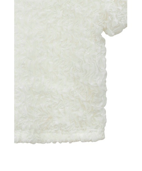 CLANE W FACE SHIRRING TOPS 18105-1252（その他トップス