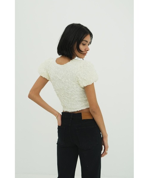 CLANE（クラネ）の「CLANE W FACE SHIRRING TOPS 18105-1252（その他