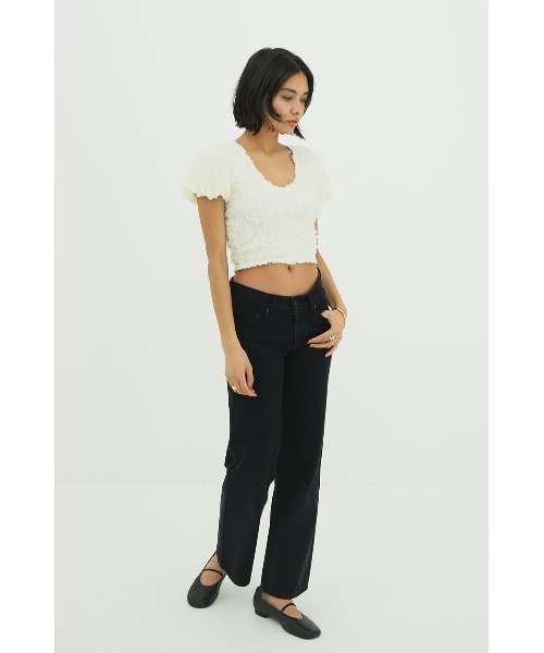 CLANE W FACE SHIRRING TOPS 18105-1252（その他トップス