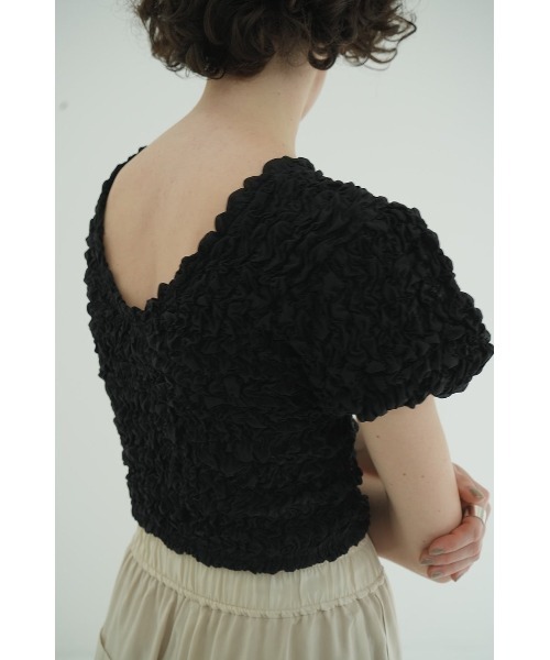 CLANE（クラネ）の「CLANE W FACE SHIRRING TOPS 18105-1252（その他