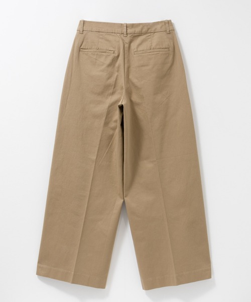 NAVY(ネイビー)の「nAvy ワイドチノパンツ(チノパンツ・レディース・ブラック/チャコール/ベージュ/カーキ・M/S/L)」の5枚目の写真