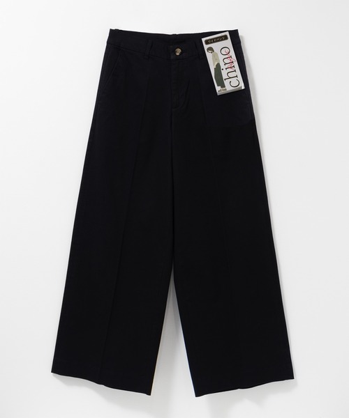 NAVY(ネイビー)の「nAvy ワイドチノパンツ(チノパンツ・レディース・ブラック/チャコール/ベージュ/カーキ・M/S/L)」の6枚目の写真