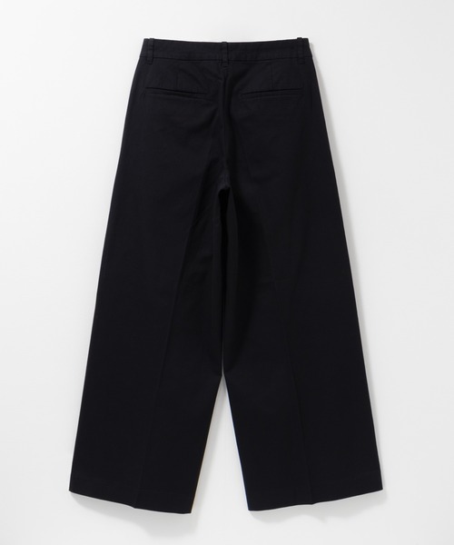 NAVY(ネイビー)の「nAvy ワイドチノパンツ(チノパンツ・レディース・ブラック/チャコール/ベージュ/カーキ・M/S/L)」の7枚目の写真