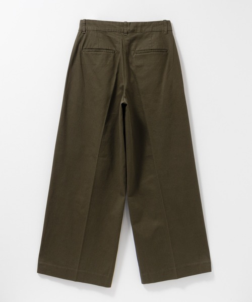 NAVY(ネイビー)の「nAvy ワイドチノパンツ(チノパンツ・レディース・ブラック/チャコール/ベージュ/カーキ・M/S/L)」の9枚目の写真
