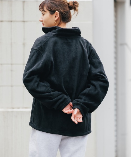 トレーナー スウェット HARRITON/ハリトン QUARTER-ZIP FLEECE PULLOVER ハーフジップ フリース レディース HARRITON/ハリトン QUARTER-ZIP FLEECE PULLOVER ハーフジップ