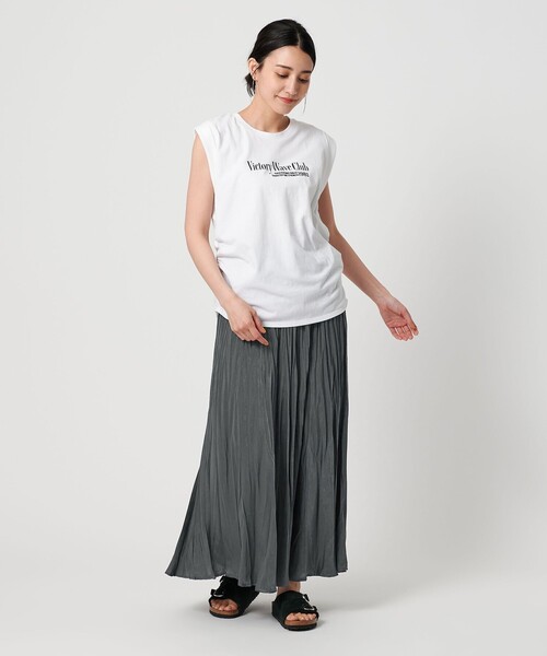 ポリエステル ランダムプリーツスカート　Mサイズ BEAUTY&YOUTH UNITED ARROWS｜ポリエステル ランダムプリーツ