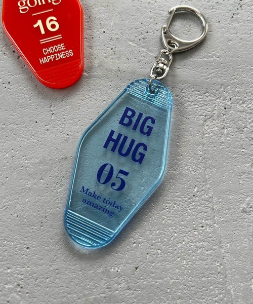 Me%(ミィパーセント)の「アクリルプレートキーチャーム 570875(キーホルダー・レディース・その他/レッド/ブルー系その他・FREE)」の2枚目の写真