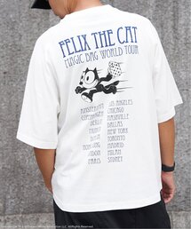 VENCEEXCHANGE（ヴァンスエクスチェンジ）の「Felix the cat フィリックス・ザ・キャット / ラグランTシャツ（Tシャツ/カットソー・メンズ）」