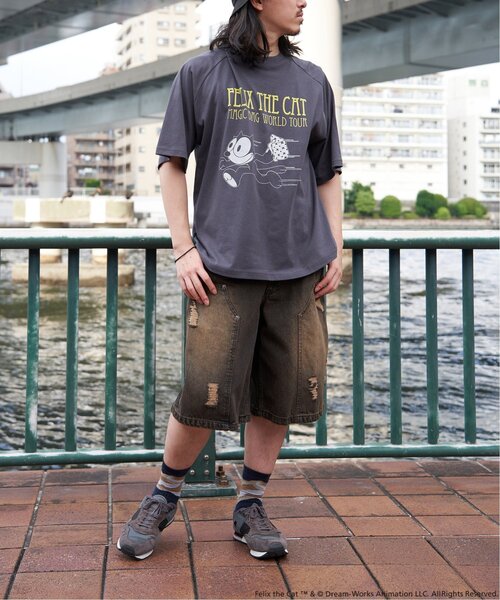 VENCEEXCHANGE(ヴァンスエクスチェンジ)の「Felix the cat フィリックス・ザ・キャット / ラグランTシャツ(Tシャツ/カットソー・メンズ・その他1/チャコール/オフホワイト・LL/M/L)」の17枚目の写真