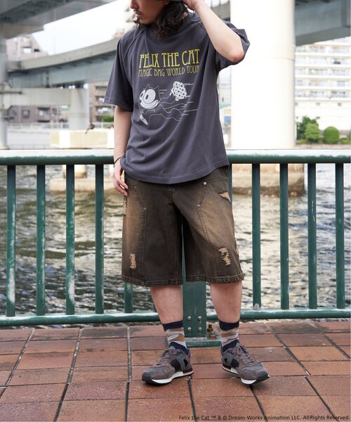 VENCEEXCHANGE(ヴァンスエクスチェンジ)の「Felix the cat フィリックス・ザ・キャット / ラグランTシャツ(Tシャツ/カットソー・メンズ・その他1/チャコール/オフホワイト・LL/M/L)」の18枚目の写真