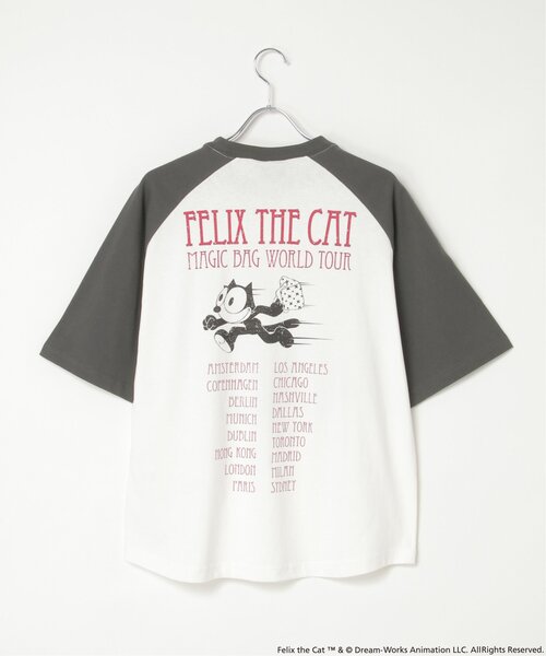 VENCEEXCHANGE(ヴァンスエクスチェンジ)の「Felix the cat フィリックス・ザ・キャット / ラグランTシャツ(Tシャツ/カットソー・メンズ・その他1/チャコール/オフホワイト・LL/M/L)」の22枚目の写真