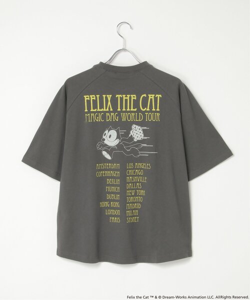 猫背のネイビーセゾン ラグラン Tシャツ 猫背のネイビーセゾンOfficial
