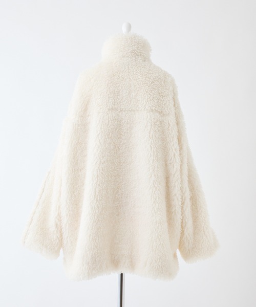 サイドラインリボンボアブルゾン（ブルゾン）｜one after