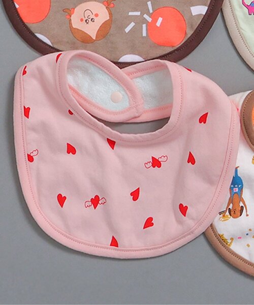 BREEZE（ブリーズ）の「バラエティリバーシブルスタイ マイファーストブリーズ（スタイ/よだれかけ・キッズ・ラベンダー/チャコール/ピンク/グリーン/ブラウン/オフホワイト/ブルー/アイボリー・80）」の8枚目の写真