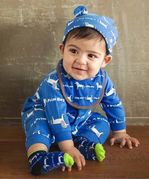 BREEZE（ブリーズ）の「バラエティリバーシブルスタイ マイファーストブリーズ（スタイ/よだれかけ・キッズ・ラベンダー/チャコール/ピンク/グリーン/ブラウン/オフホワイト/ブルー/アイボリー・80）」の9枚目の写真