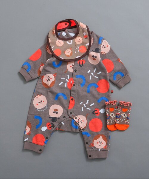 BREEZE（ブリーズ）の「バラエティリバーシブルスタイ マイファーストブリーズ（スタイ/よだれかけ・キッズ・ラベンダー/チャコール/ピンク/グリーン/ブラウン/オフホワイト/ブルー/アイボリー・80）」の12枚目の写真