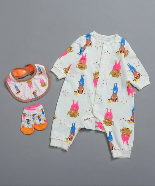 BREEZE（ブリーズ）の「バラエティリバーシブルスタイ マイファーストブリーズ（スタイ/よだれかけ・キッズ・ラベンダー/チャコール/ピンク/グリーン/ブラウン/オフホワイト/ブルー/アイボリー・80）」の17枚目の写真