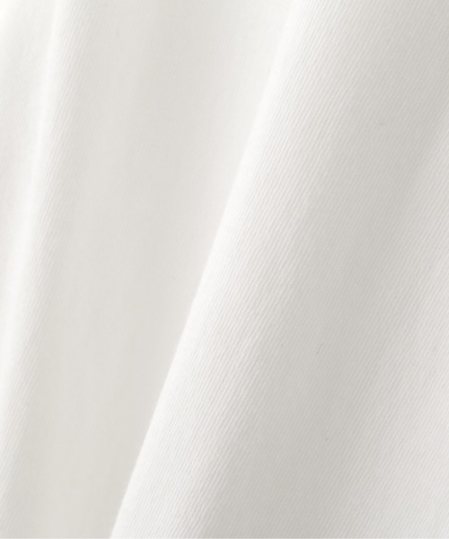 MARGARET HOWELL（マーガレットハウエル）の「BASIC COTTON JERSEY（Tシャツ/カットソー・レディース・ホワイト/モカ/ネイビー・2）」の9枚目の写真