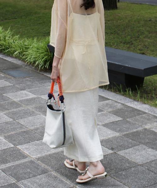 Scrap Book（スクラップブック）の「【atneK by Scrap Book】ニットバケツショルダーバッグ（ショルダーバッグ・レディース・ブラック/ホワイト・FREE）」の10枚目の写真