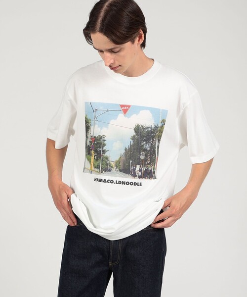 TANGTANG（タンタン）の「TANGTANG HAM&CO.LDNOODLE Tシャツ（Tシャツ/カットソー・メンズ・ホワイト系その他・M/L）」の2枚目の写真