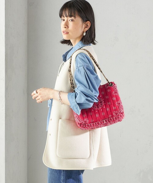 MLVINCE バンダナ柄 ショルダーバッグ バンダナ柄刺繍ショルダーバッグ - 210nouve | トゥージュヌーヴ